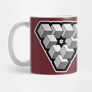 Cosmic tri-cubes Mug